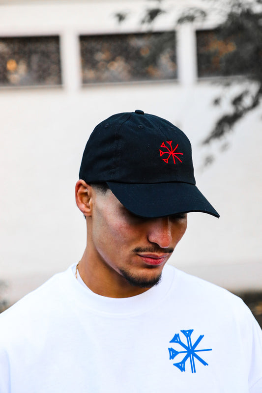 Schwarze Cap mit gottes Aufschrift